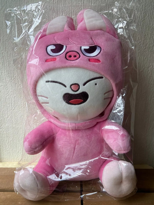 Stray Kids Fan Connecting SKZ TOY WORLD Jiniret Plush Doll & Bag Charm Set